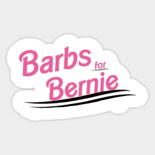 Barbz for Bernie Sticker